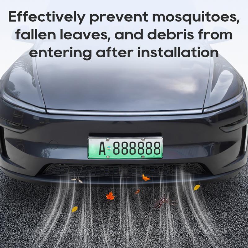 For Tesla Model Y Juniper 2025 Launch Lower Bumper Anti Insect Net Dust Proof Inner Vent Grille Cover Insect-proof Front Cover