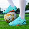 Boys Football Shoes AG/TF Spike Rubber Soft Sole Kid's Professional Artificial Turf Training Football Boots for Girls Soccer Shoes