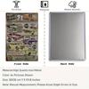 Metal Wall Poster Aviation History Garage Decor