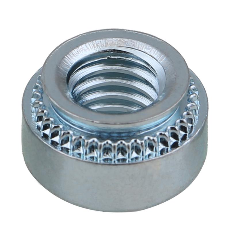 M2 M2.5 M3 M4 M5 M6 M8 M10 Zinc Plated Carbon Steel Pressure Riveting Nut Self Clinching Nut Swage Nut Sert Press Nuts