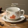 Shangqi Coarse Pottery Lace Coffee Cup Set