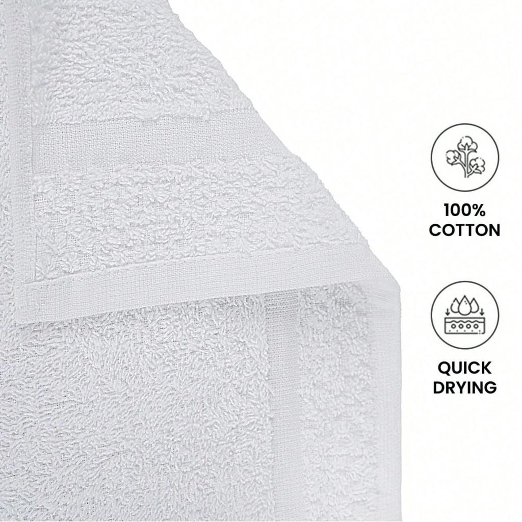 10 Piece Bath Towel Set Highly Absorbent And Quick Dry For Daily Use