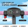 E-Scooter (6-12 Y), 6.5" Foldable Kids Scooter with Front & Rear Spring Suspension, Max Speed 16 Km/h, Range 10-12 Km, Suitable for Girls & Boys