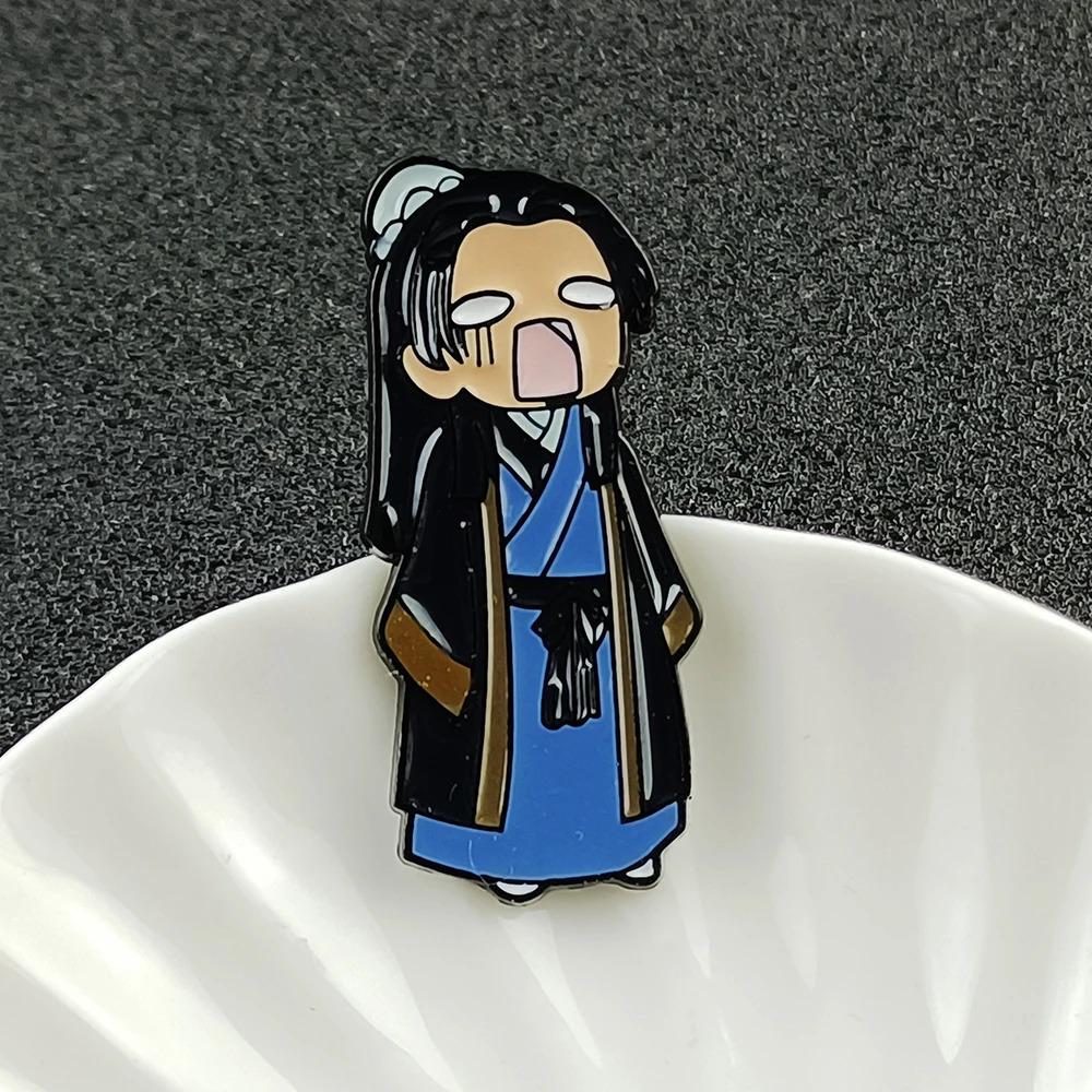 Módní smaltovaný odznak Maomao Anime postava Roztomilý výraz Klopový odznak Dárek pro fanoušky