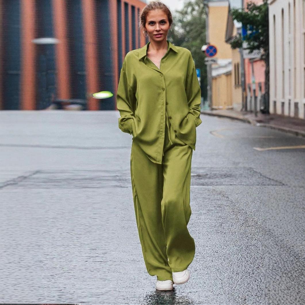 

QICED Женский модный многоцветный свободный повседневный костюм XXXXXL жёлтый