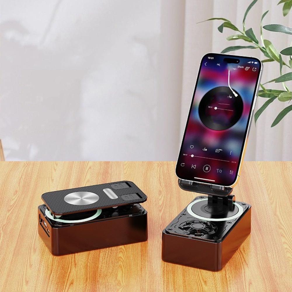 Foldable Phone Stand with Speaker HD Sound Power Banks Bracket Hot Bluetooth Audio Phone Holder