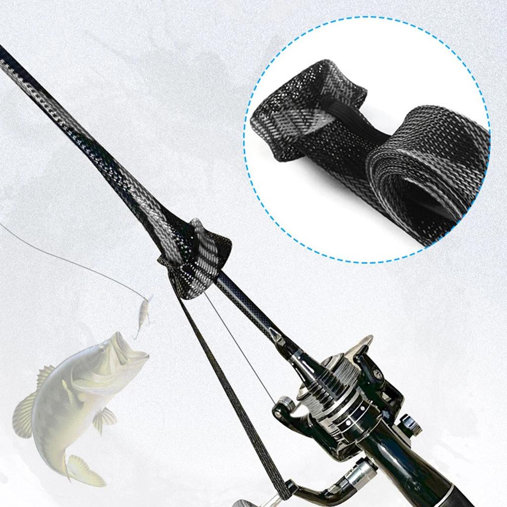 Funda para Caña Larga Funda para Caña de Pescar Funda Protectora para Caña de Pescar Herramientas para Caña de Lanzamiento Caña de Pesca para Mar Caña de Mosca