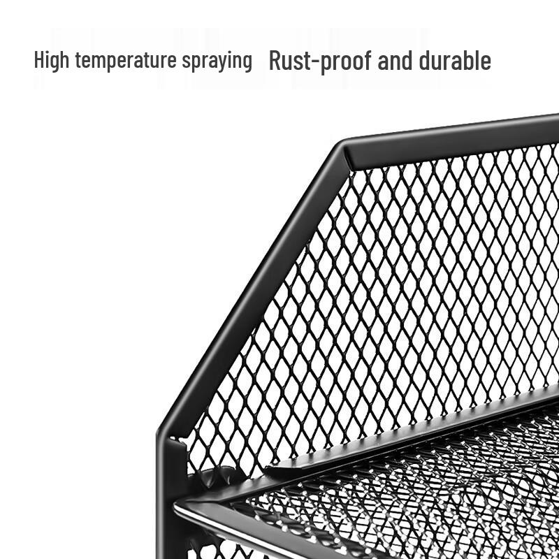 Deli PB116 4-Tier Folding Metal Document Tray