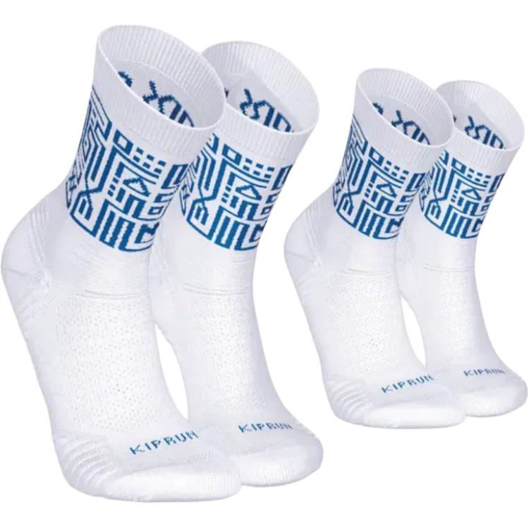 

Decathlon Thick Running Comfort Socks Unisex White 35/38