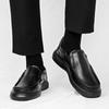 2024 New Men's Office Shoes Slip on Loafers Handmade Leather Casual Footwear Male Comfortable Outdoor All-match Man Sneakers