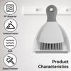 Handheld Mini Dustpan and Brush Set Space-Saving Handheld Sweeping Brush  Desktop Cleaning