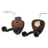Bass Guitar Guitar Hanger with Hygrometer Guitar Wall Mount Bracket Holder for Acoustic Bass and Electric Guitar Ukulele