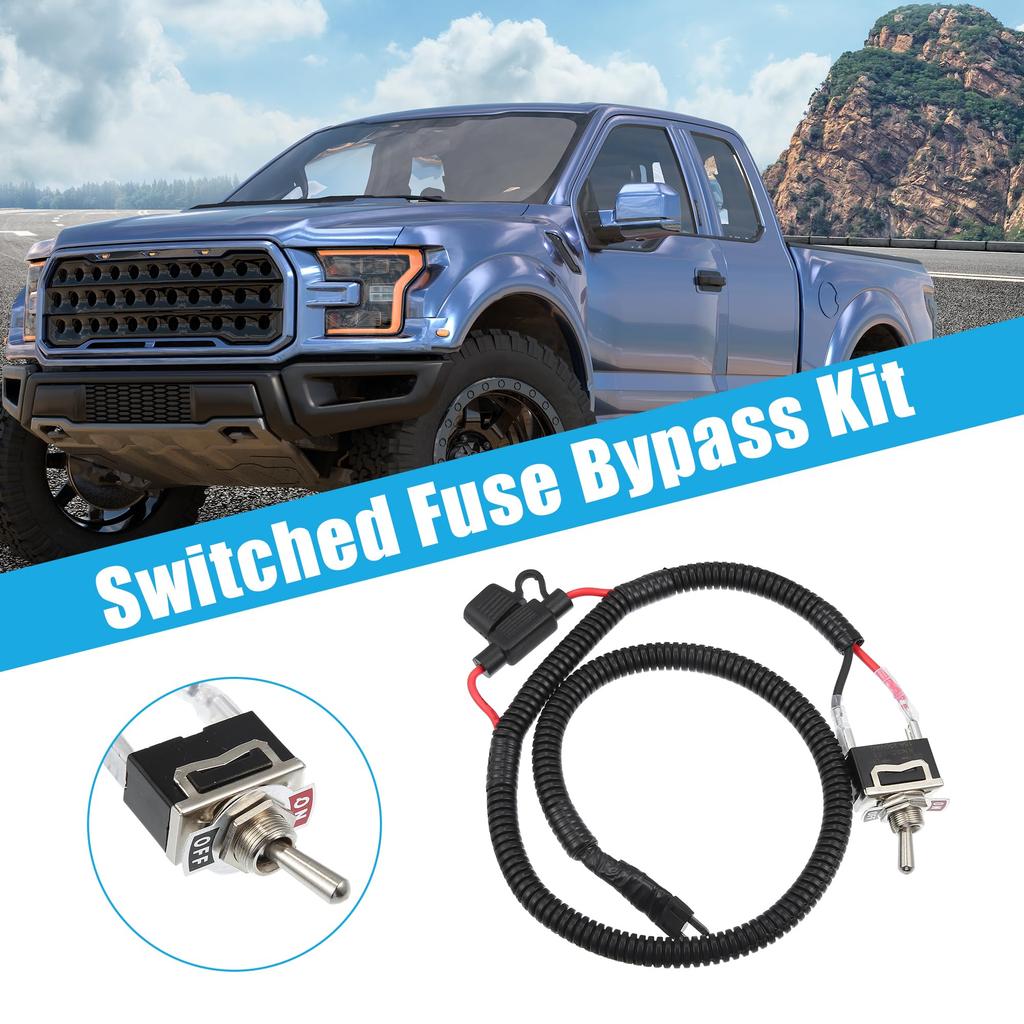 uxcell Car Switch Fuse, Car Switch, Fuse Switch, Mini Fuse, Wire, Universal, 28.3 Inches (71.7 Cm), 1 Set