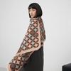 Classic Rhombus Plaid Imitation Cashmere Scarf Female Korean Version Versatile Student Thickened Air-Conditioned Room Warm Scarf