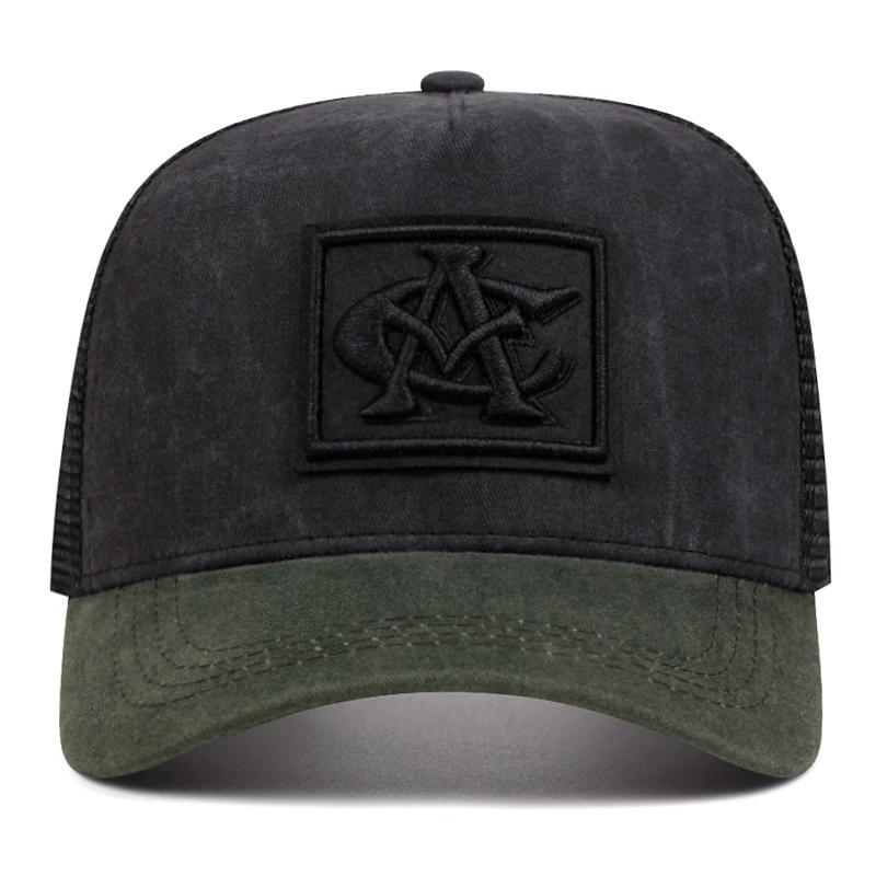 Fashion Unisex CA Letter Embroidery Hip-Hop Hats Spring and Autumn Outdoor Adjustable Casual Baseball Caps Sunscreen Hat