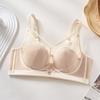 Soft underwire push-up bra, thin lace underwear, small chest push-up, non-empty cup sexy bra