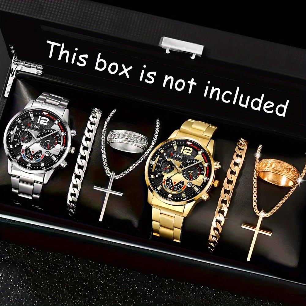 

8Pcs Fashion Business Men s Watch, Quartz Watch Suitable for Brothers and Partners To Share