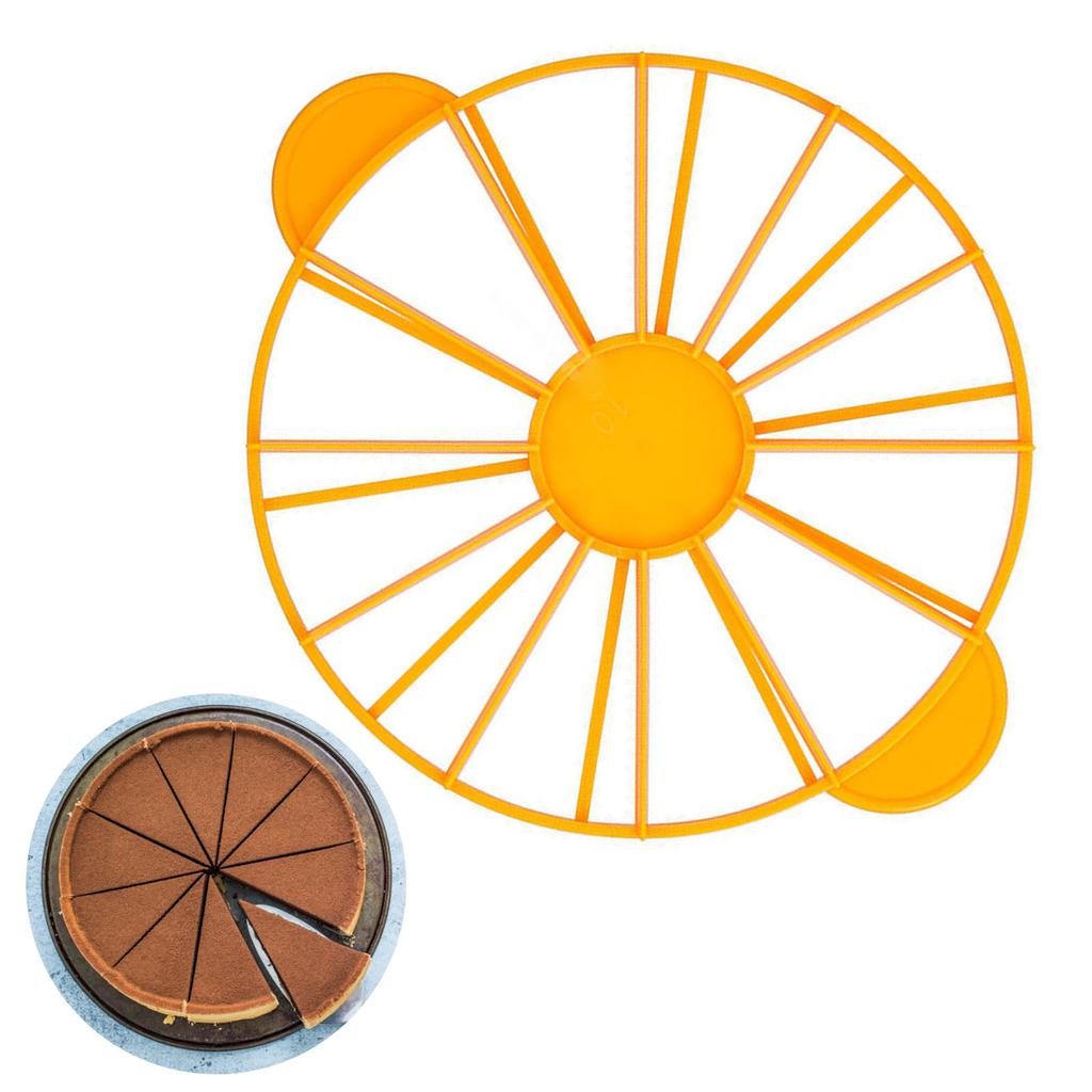 Cake Portion Marker Food Grade Round 10/12 Piece Cake Slice Marker Equal Portion Cutter Bread Cake Divider Baking Tools