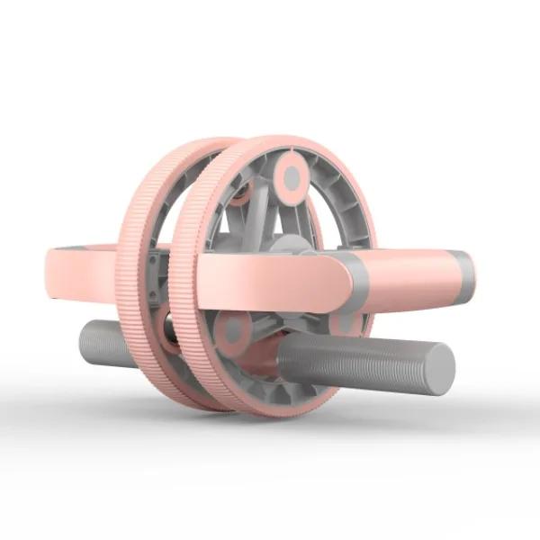 Bestseller Automatic Rebound Abdominal Wheel Beginner Roller Abdominal Closure Thin Reduction Abdominal Curl Auxiliary Device розовый
