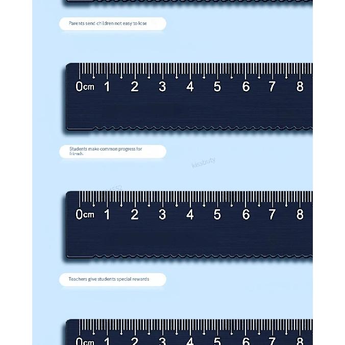 4 In 1 Aluminum Alloy Ruler Stationery Set Aluminum Alloy Multifunctional Combination Ruler Triangle Protractor for Drawing