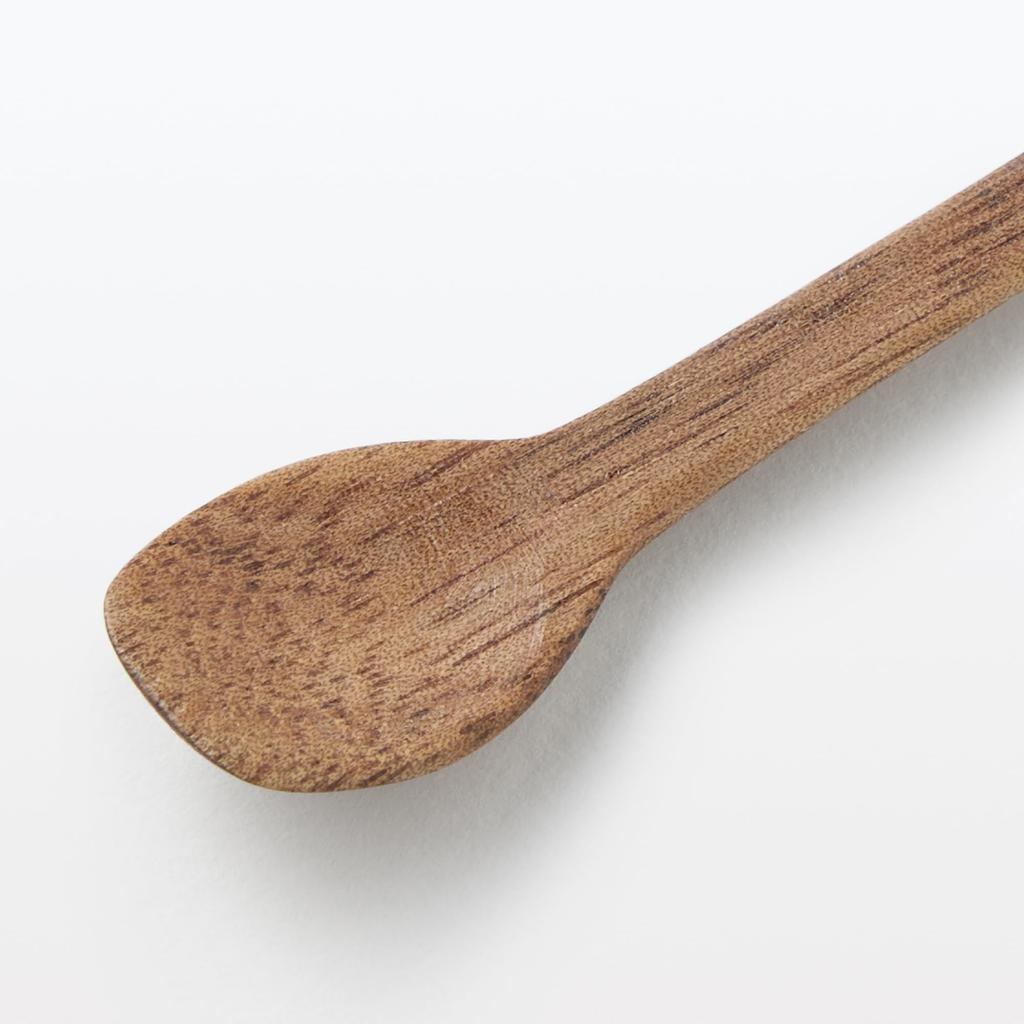 MUJI Acacia Condiment MDT01A4S Spoon, Natural,