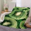 1pc. Kiwi Fruit Pattern Blanket - Home Decor, Office Blanket, Outdoor Blanket, Gift