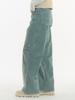 UNKNOWN PLANET Velvet Wide Pants Mint