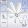 Mianli 8-Blade Mini Hanging Fan