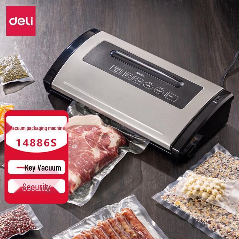 

Deli Automatic Vacuum Sealer with Cutter CN plug (adapter included)