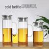 Borosilicate Glass Water Pitcher with Stainless Steel Lid