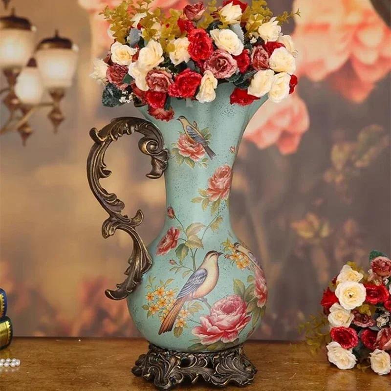 Ceramics Landing Vase Home Furnishings Living Room Table Flower Arrangement Bottle Originality Retro Style Ornaments Decorate