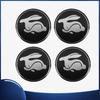 4pcs 56mm Car Wheel Center Sticker for ABT Golf 5 6 Polo Passat Tiguan CC Bettle Bora Touran MK4 Scirocco Santana
