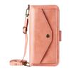 For Xiaomi 15T Pro Leather Case Magnetic Closure Wallet Stand Phone Cover with Crossbody Strap