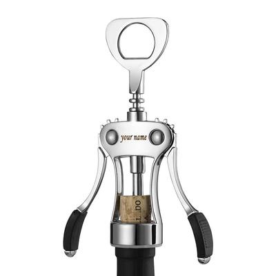 Cavatappi per vino rosso personalizzato, apribottiglie per vino, cavatappi ad ala in lega di zinco, cavatappi multifunzione, incisione gratuita
