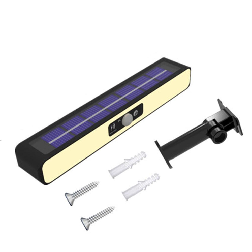 

Солнечный клипсовый светильник с датчиком движения человека, 3 режима освещения, светодиодный солнечный светильник, для улицы, для кемпинга Warm Light Bracket Type