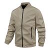 Spring and Autumn Flying Jacket Stand Collar Men's Casual Baseball Suit Thin Sports Jacket Men