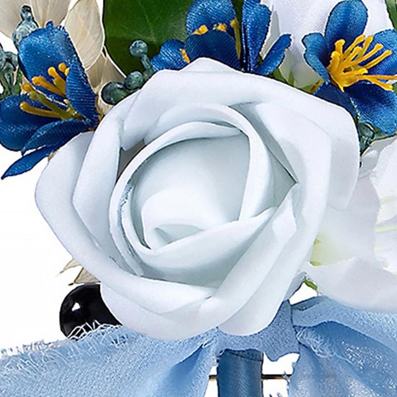Elegant Artificial Flower Rose Corsage Romantics Couple Wedding Boutonnieres Perfect For Formal Ceremonies