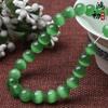 Hongchu Crystal Green Cat's Eye Stone Loose Beads DIY Jewelry Accessories Loose Beads Natural Green Cat's Eye Stone Semi-finished Product