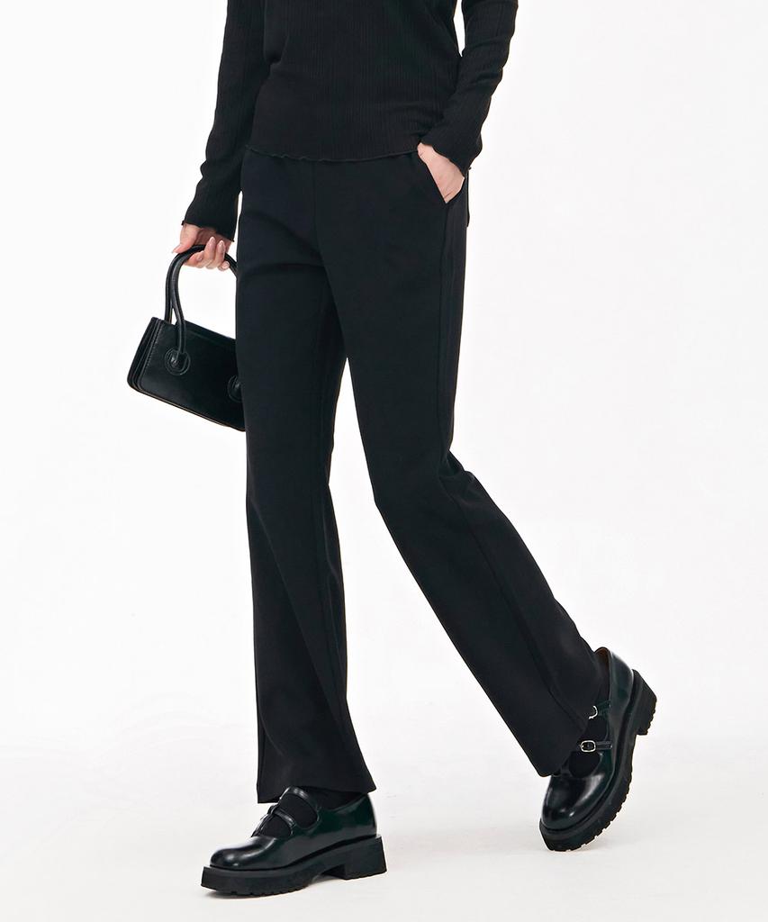 CHASECULT Women'S Bootcut Easyband Pants - Black