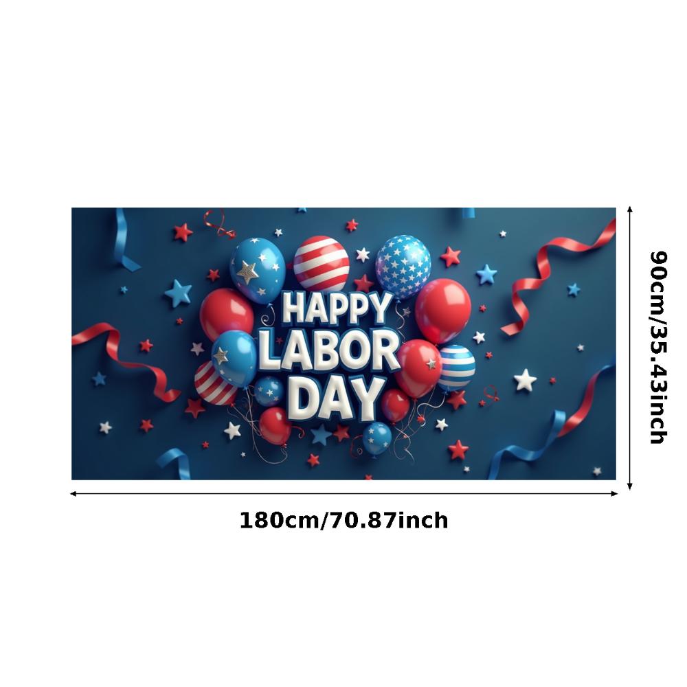 Patriotic Banner Lightweight Event Banner Festive Theme USA Party Decoration for American Holidays