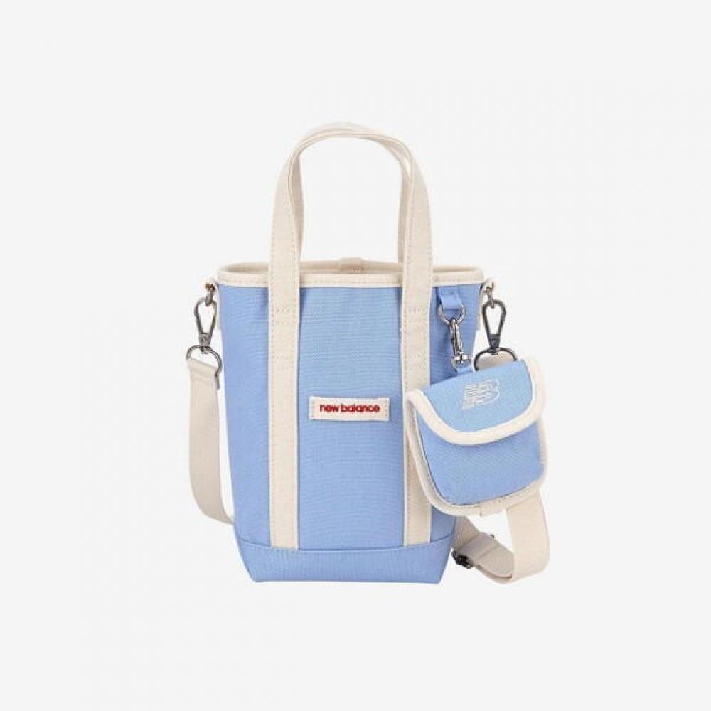 

New Balance Half Club Essential Canvas Tote Cross Bag Nbgcdae503 51 light blue/999