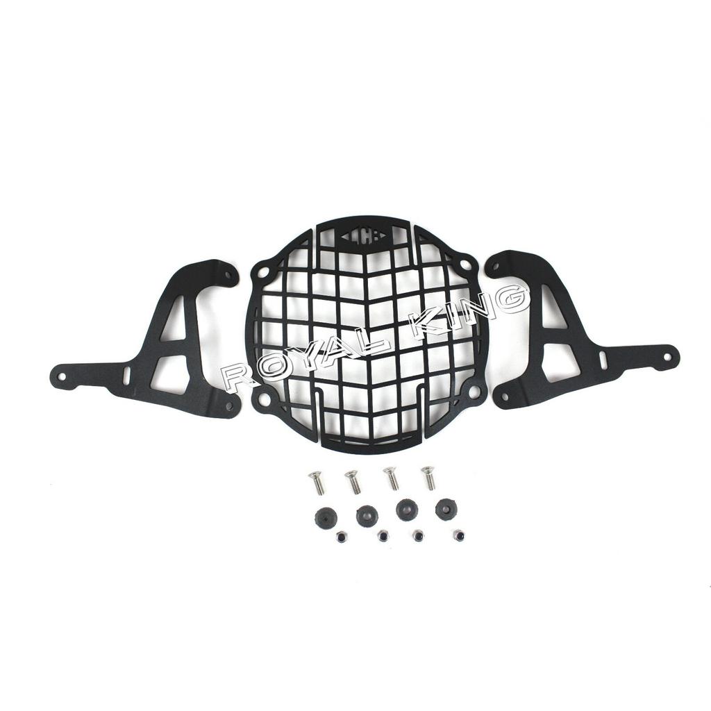 Black "Mig Headlight Grill Set Fit For Royal Enfield Himalayan 411"