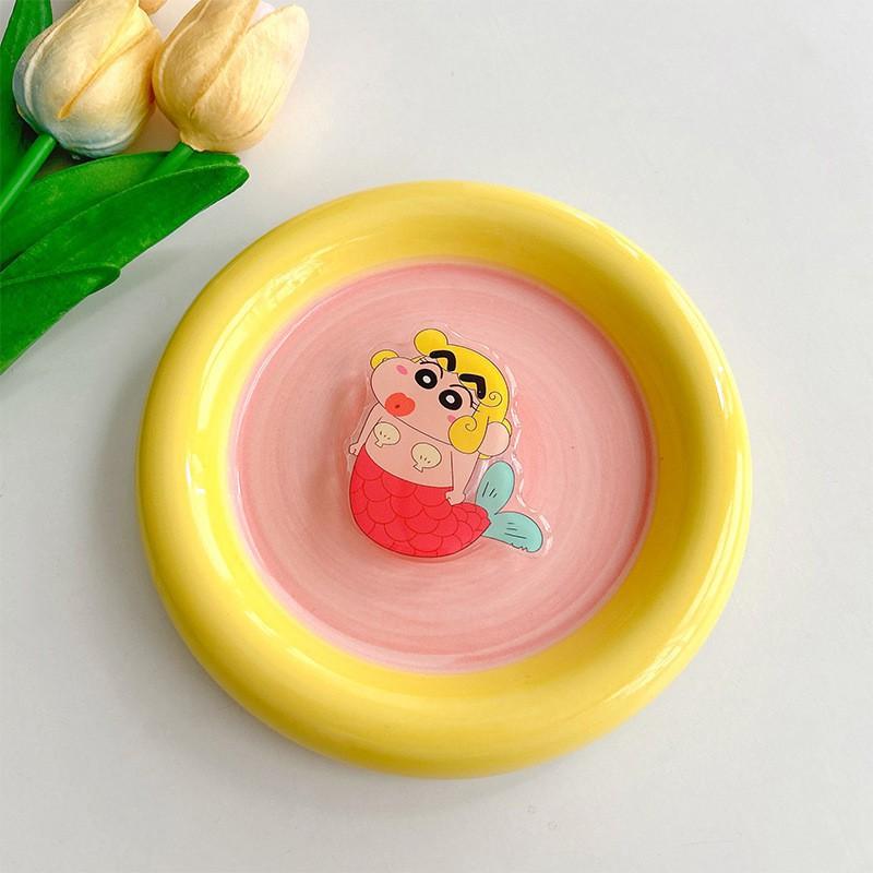 Cartoon Mermaid Cute New Phone Airbag Bracket Adhesive Korean Ins Style Desktop Watching TV Series Lazy