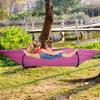 Camping Hammocks For Adults Nylon Outdoor Hammock For Hiking Foldable Lounger For Adventurers Rain Survival Outside Hiking Lake