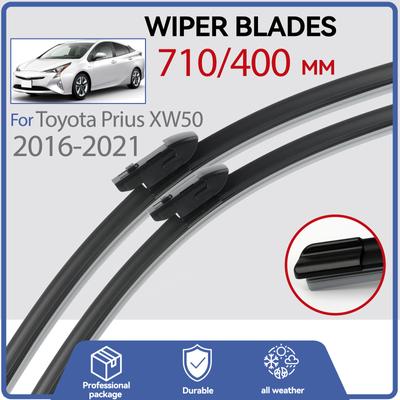 Paar Voor Toyota Prius XW50 2016 - 2022 Voorruit Set Kit Wisserbladen Voorruit Voorruit Schoonmaken Auto Borstels Accessoires