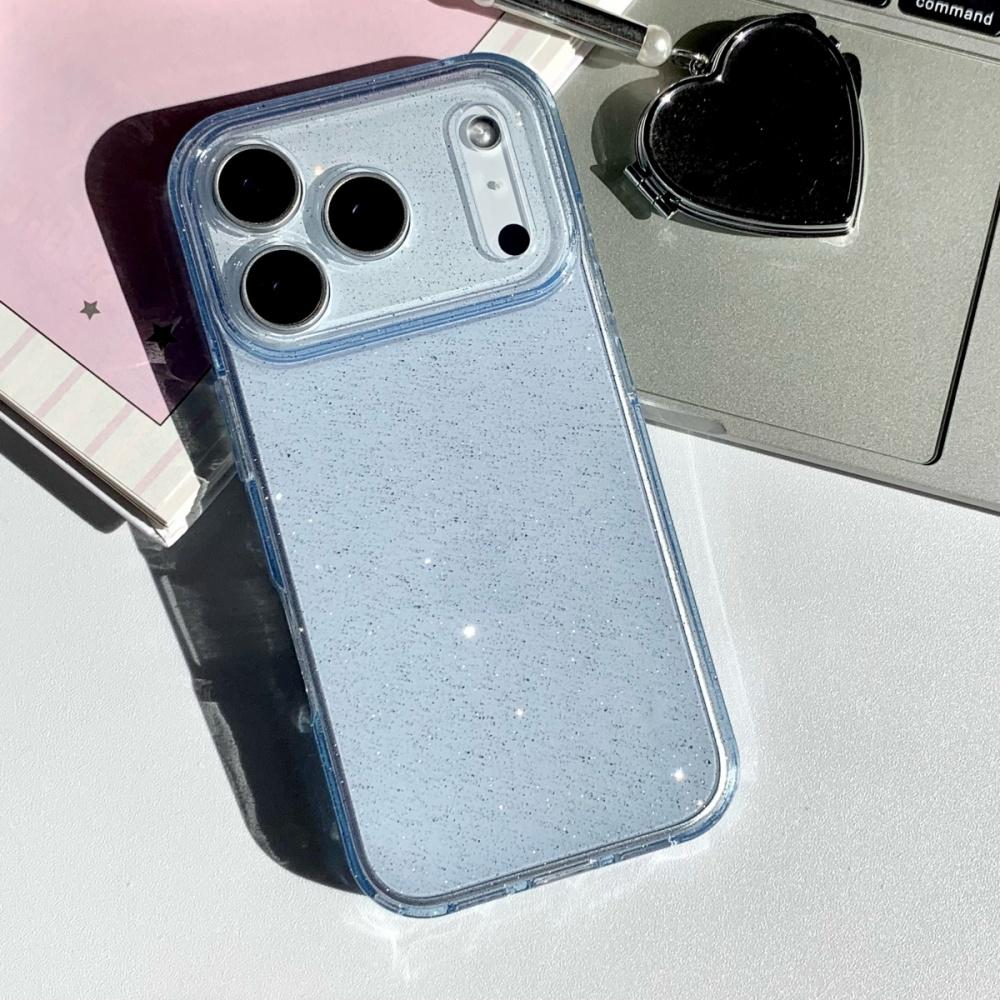 Ultra Thin Glitter Bling TPU Transparent Phone Case For iPhone 17 Air 16 15 14 13 Pro Max Plus Soft Shockproof Clear Back Cover