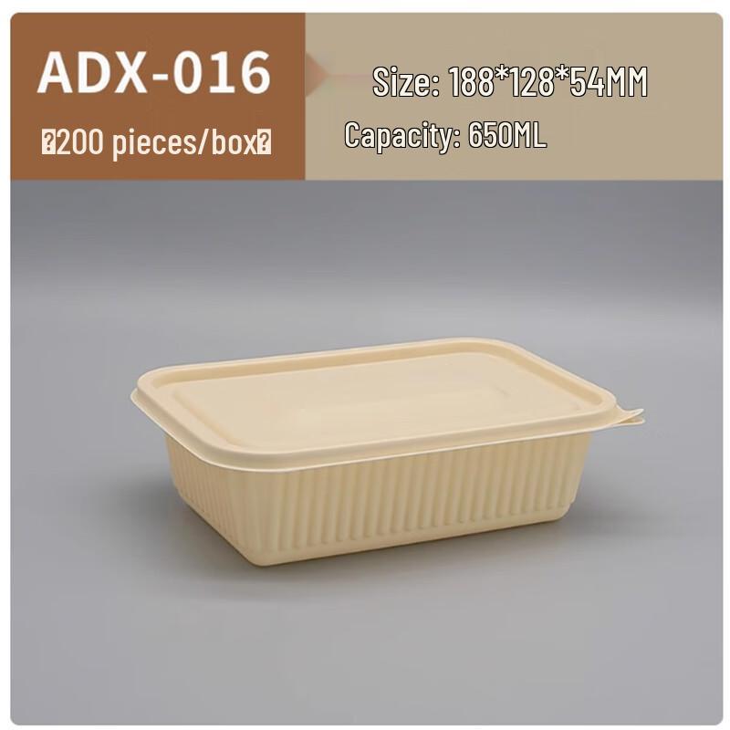 SaintBile Corn Starch-Based Disposable Food Containers