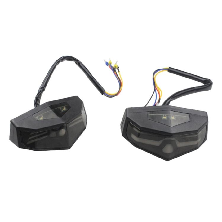 Multifunction Motorcycle LED Tail Light with Turn & License Plate Lamp Motorcycle Accessory Upgrades for Night Riding