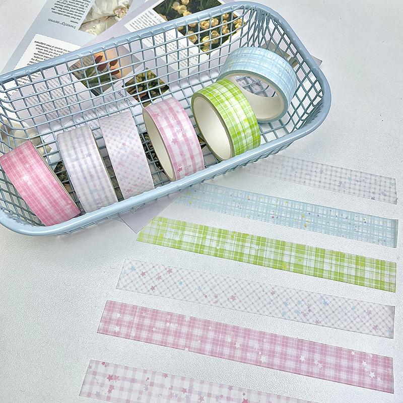 MINKYS 7pcs/lot Black Cat Decorative Tape Cute Cartoon Creative Washi Tape School Stationery
