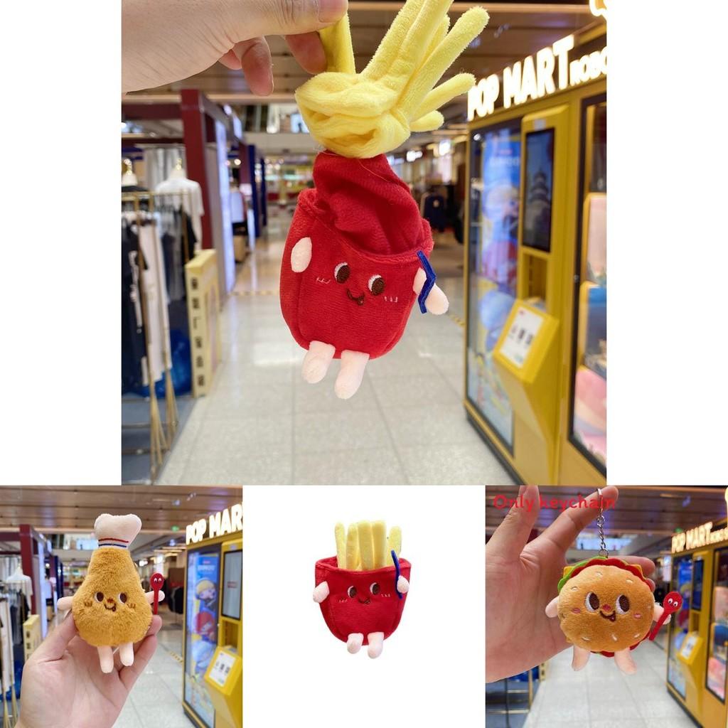 Fruitshaped Long Plush Hamburger And Fries Plushie For Gift And Collection